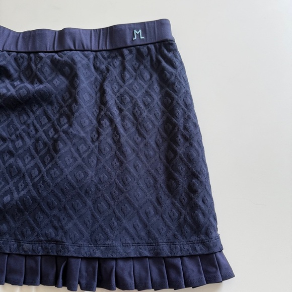 J. McLaughlin-Navy Skort-Pleated-Ruffle-Catalina Cloth-Tennis-Active-Size M - Picture 14 of 15
